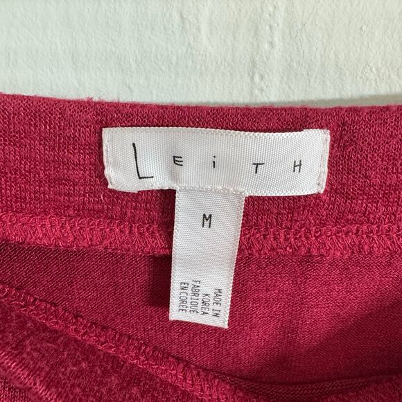 Leith Red Rumba Midi Skirt Size Medium - Picture 2 of 5